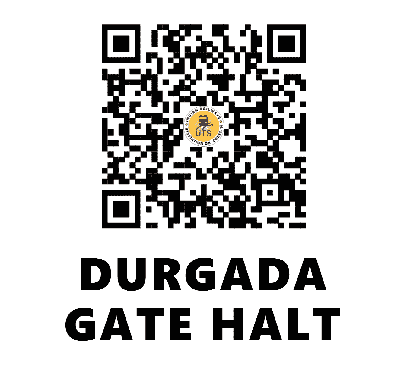 UTS QR Code for DURGADA GATE HALT - DGDG - SC (ANDHRA PRADESH)